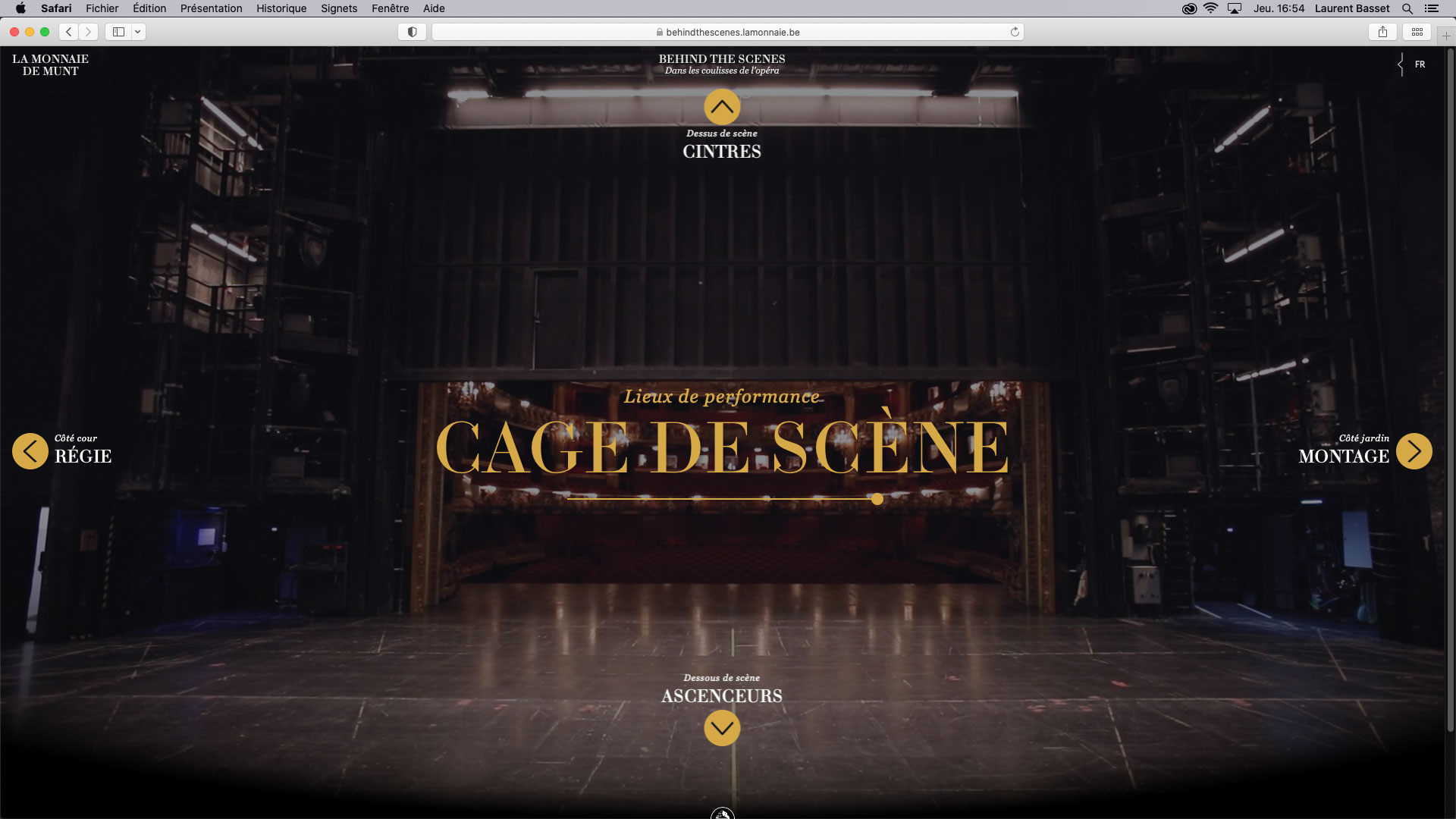 cage de scene